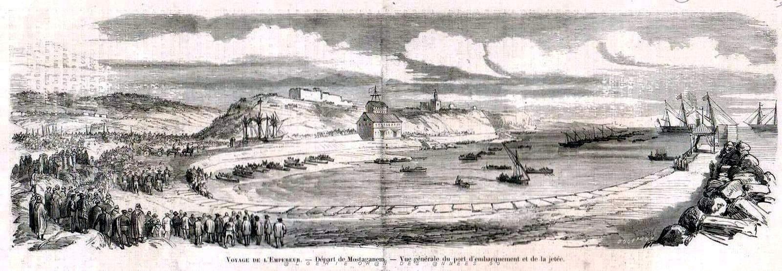 2- Voyages de l'Empereur Napoleon III en Algerie- Mostaganem 1.jpg